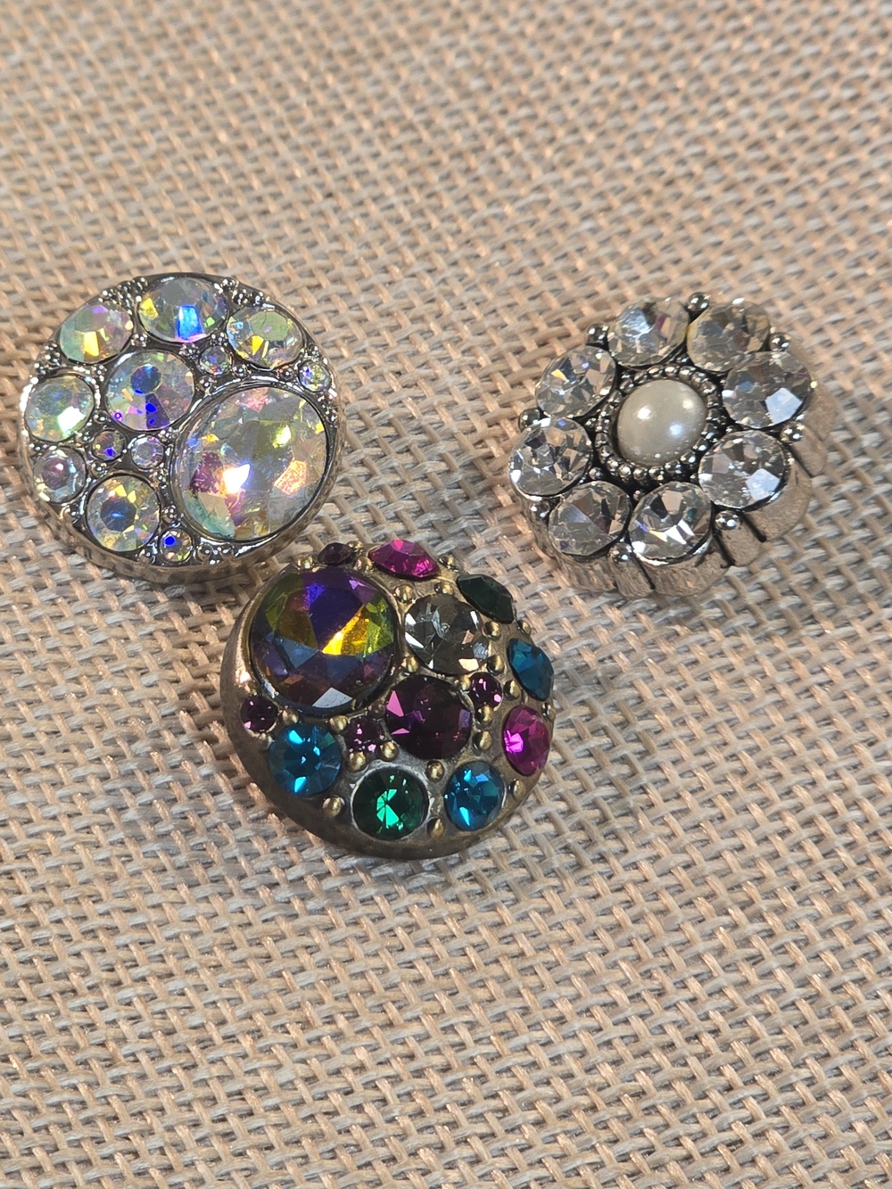3 Ginger Snaps Interchangeable Pendants Snap Button Charms